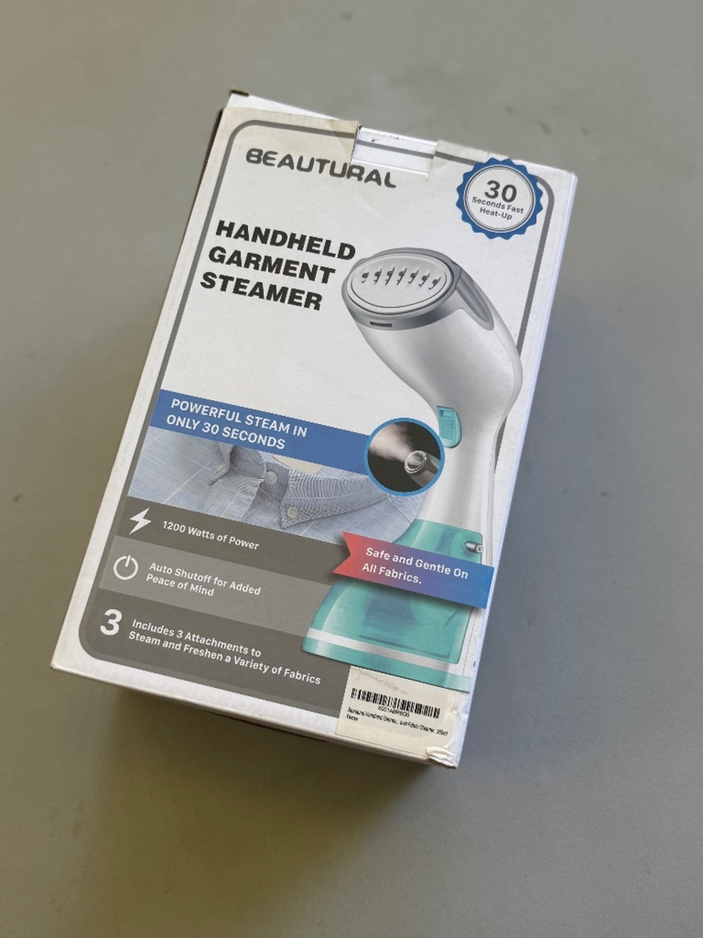 Beautural Handheld Garment Steamer – 1200W Fast Heat-Up Portable Clothes Steamer